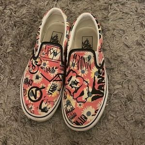 Limited edition slip on vans